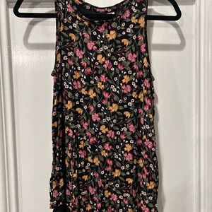 Old Navy Multicolor Floral Tank Top